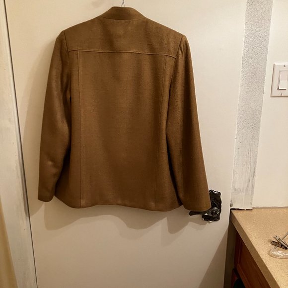 no tag petite burnt gold jacket - Picture 3 of 7